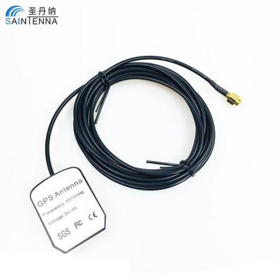 China SMA Connector GPS GLONASS Antenna , 28dBi 1575Mhz Omni GPS Antenna For Car for sale