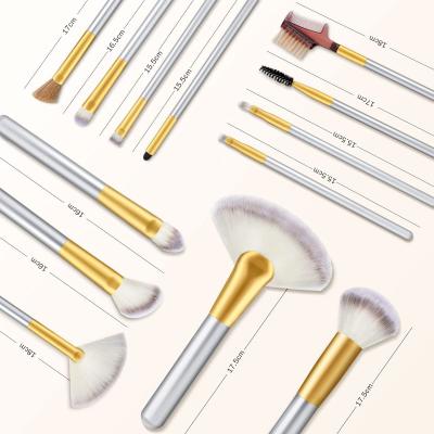 China Angular blush HZM makeup brush vegan makeup brushes wholesale 24pcs private label makeup brush set brochas de maquillaje for sale