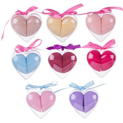 China Beauty Care Makeup Tools Best HZM Makeup Applicator Heart Shaped Fancy Sponge for sale