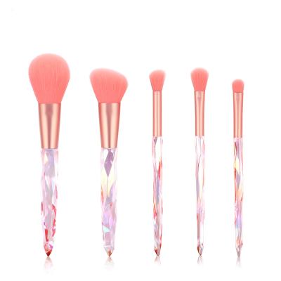 China Makes Apply Pink HZM5PCS Makeup Brushes Makeup Brush Professional Makeup Pen Sets Beauty Tools for sale