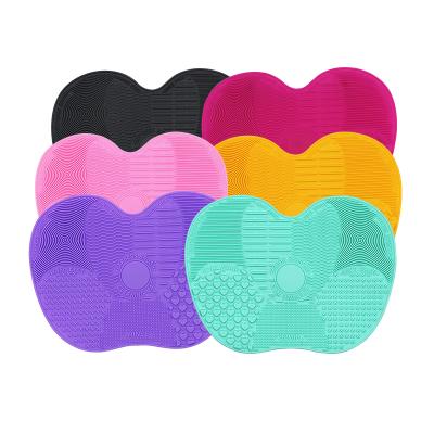 China Makes Apply Makeup HZM Amazone Best Selling Professional Silicone Brush Cleaning Pad Makeup Brush Pad for sale