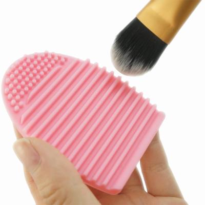 China Protable Makeup Brush Cleaning Pad Makeup Brush Cleaner Silicone Brushes Pad for sale