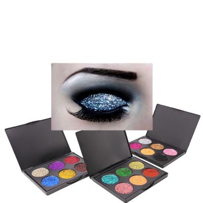 China Waterproof Eyeshadow Palette 9 Colors Waterproof Makeup Luminous Canister OEM Eye Body Long Satin Logo for sale