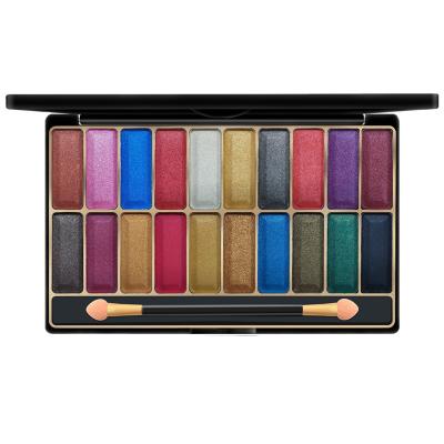 China 2021 best selling cheap palette waterproof 20 sombra color neon eyeshadow glitter eyeshadow shadow last high long for sale