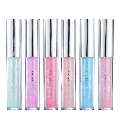 China 2021 HZM Waterproof Clear Lip Gloss Lip Gloss Dye Clear Glitter Lip Gloss Private Label Lip Gloss Dropping HZM Shimmer Lip Gloss for sale