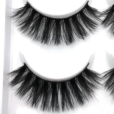 China Natural Soft 5in1 Blend Lashes Wholesale Korea Fashion 5d Mink Lashes PBT False Natural Silk Fiber Eyelashes Synthetic Makeups Tool for sale