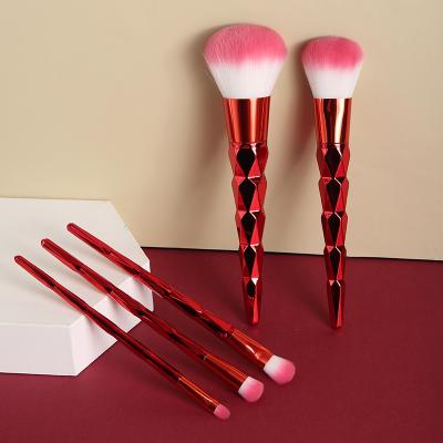 China Angular Blush HZM Factory Wholesale Professional Make Up Brushes 5pcs Makeup Brush Set Beauty Make Up Brush for sale