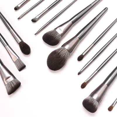 China Angular Blush HZM 2021 Customized 15pcs Make Up Brush Wholesale High Quality Makeup Brush Set Professional Makeup Brush for sale