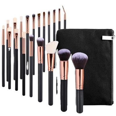 China Makes apply makeup HZM20pcsblack luxury makeup brush, makeup, black suit, new high-end makeup tools own bag 2020Cosmetic brand for sale