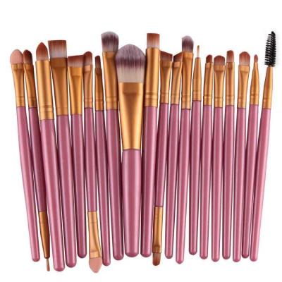 China Makes Apply Makeup HZM 20pcs Five-color Travel New Luxury High-end Makeup Brush Set for sale