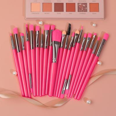 China Makes Applying Makeup Amazon Best Selling 20 Pcs Spiral Design Color Gradient Makeup Brush Set Wholesale Makeup Brushes for sale