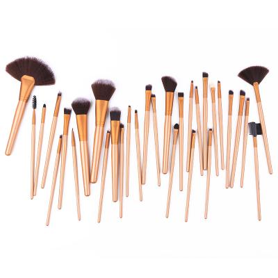 China Makes Apply Makeup 32 Brown Makeup Brushes, Professional Makeup Brush Makeup Pen Sets, Beauty Tools for sale