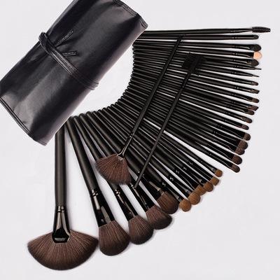 China Makes Apply Makeup HZM32PCS Private Label Makeup Brush Set Luxury Eyeshadow Base Liquid Eyeliner Lip Gloss Pen ladiesMakeup Tool for sale