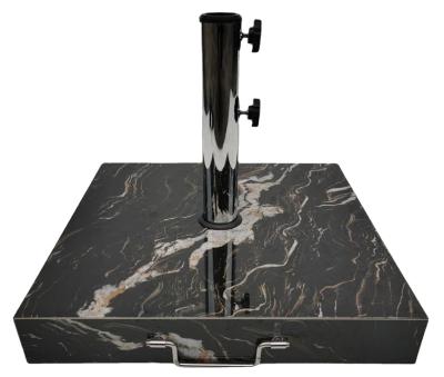 China Modern Outdoor Marble Patio Metal Ceramic Resin 17kg Holder Umbrella Holders For Umbrella for sale