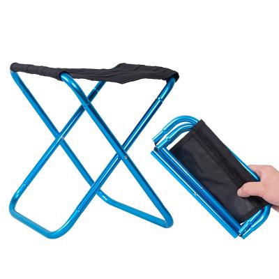 China Aluminum Alloy Pocket Mini Portable Plastic Folding Stools Contemporary Cheap Retractable Stable Camping Chair for sale