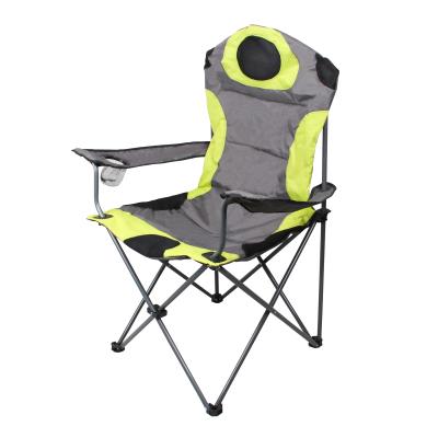 China Modern EN581 Padded Lightweight Outdoor Portable Cheap Foldable Orange Folding Camping Chair For Adults for sale