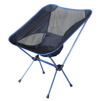 China Modern Ultralight Portable Beach Outdoor Rise Aluminum Lightweight Durable Camping Chair With Carry Bag for sale