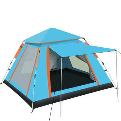 China Extended Type 4-6 People Large Inflatable Luxury Large Family Shopping Automatic Waterproof Outdoor Camping Tent For Sale for sale