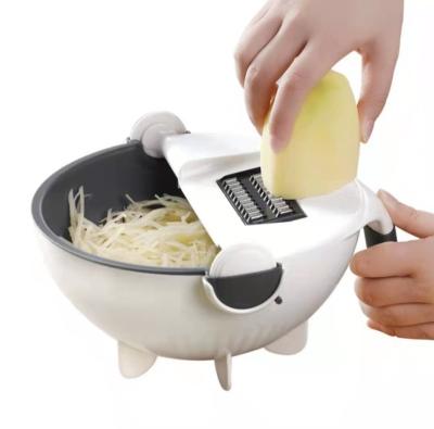 China Viable Multifunctional Manual Cutter Vegetable Slicer 7 in 1 Fruit Vegetable Cutter for sale