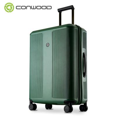 China Fashion Design Aluminum PC Trolley Travel PC Wheeled Luggage Cases for sale