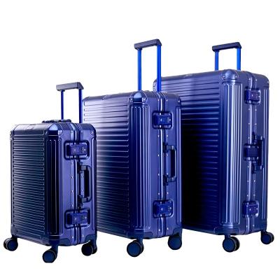 China CONWOOD single hig-end to full aluminum trolley aluminum trolley luggage tote bag for sale