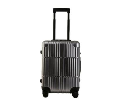 China New Style Aluminum 20 Inch Suitcase Sets 100% Aluminum Alloy Luggage Travel Carry-on Set for sale