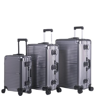 China Full aluminum aluminum trolley luggage with 20