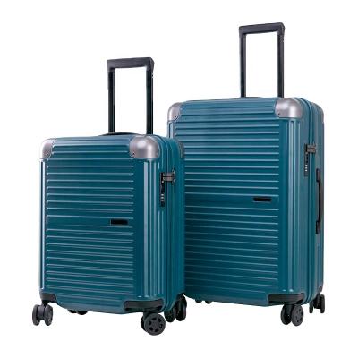 China 2021 PC Trolley Suit Case Stretching PC Luggage Bag Corner Cover Travel Bags Carry On Luggage for sale