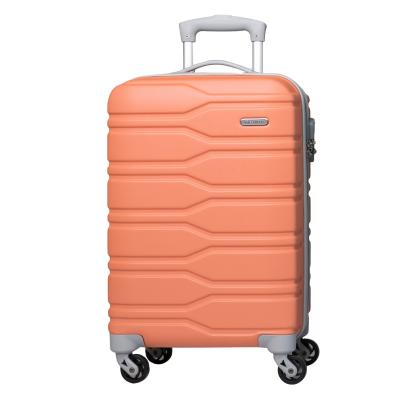 China Fashionable ABS LUGGAGE BAGS HAND SUITCASE TROLLEY CRATE CONWOOD TRAVELING SET for sale