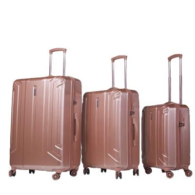 China Shining PC CONWOOD Fashion ABS+PC Movie Suitcase Trolley Luggage Set for sale