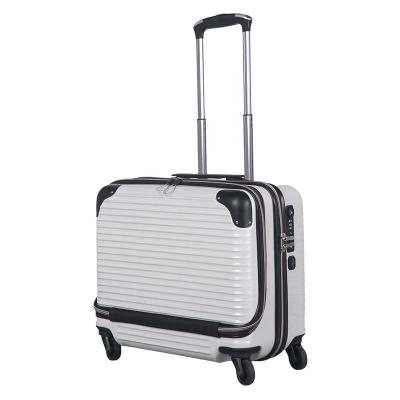 China ABS 2021 Latest ABS Carry On Luggage Set Pilot Suitcase ABS 17 Multi Functional Luggage For Business for sale