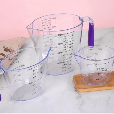 China Amazon Viable Hot Sale 4cup 1000ml Non Slip To Handle Measuring Cups for sale