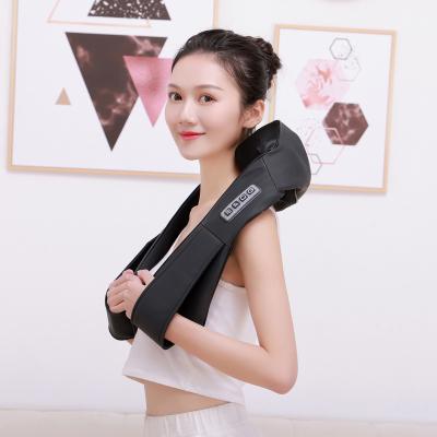 China Comfortable German brand Tolike Hot Sale Full Body Head Back Rolling Kneading Massager Shiatsu Infrared Neck Massage Shawl Pad Heated Black for sale