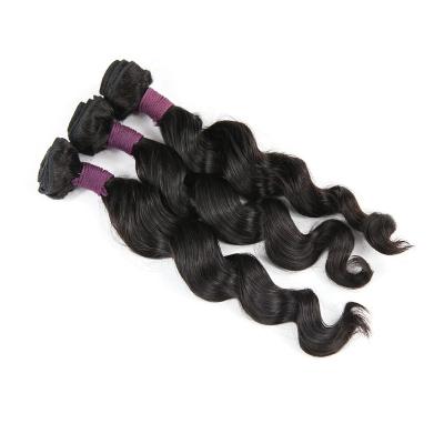 China Loose Wave Bundles Wet And Wavy Wave Sewing Machine Human Braiding Bundle Bundle Hair 1mm Bulk Hair Free Sample Hair Weft Extensions Loose Weft Human Braiding Bundle for sale