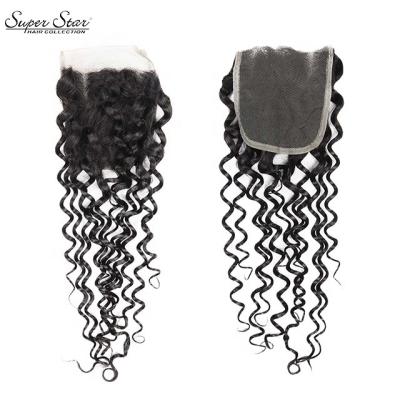 China Wave 100% Natural Virgin Hair HD Curly Lace Bundles With Closures And Headbands Set Wholesale With Brand No Tangle Highest Quality for sale