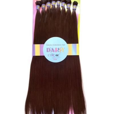 China Factory Wholesale DAISY Synthetic Hair Bundle High Temperature Fiber Straight Hair Bundles Long Straight Synthetic Hair Extensions for sale