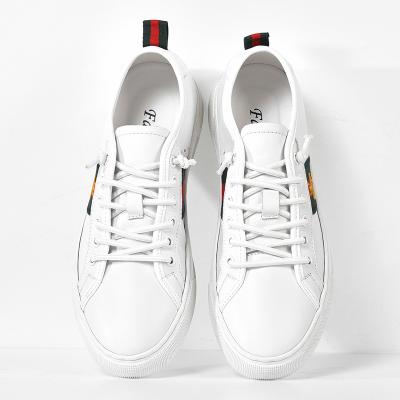 China Cushioning Spring couple leather small white shoes casual trend versatile sneakers for sale