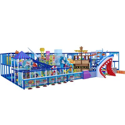 China Kids Amusement Toys Ocean Style Soft Playground Indoor Kids Game With Sitting Area for sale