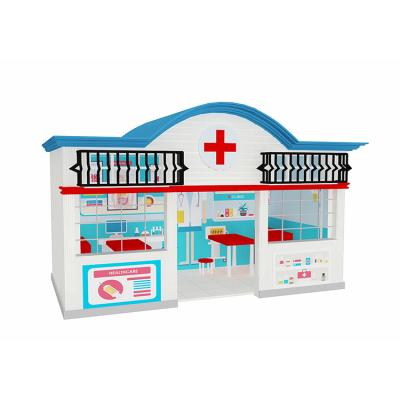 China Children Amusement Toys New Design Good Quality Hospital Theme Children Plastic Playhouse, Used Indoor Amusement Playground Equipment for sale