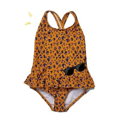 China Baby Spandex Strap One Piece Swimsuit with Print Baby Strap One Piece Swimwear for sale