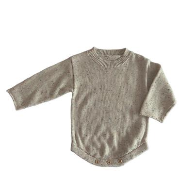 China Baby Autumn And Winter Cotton Unhooded Pullover Universal Long Sleeve Breathable One-Piece Suit for sale