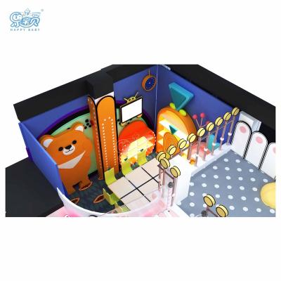 China Wooden Happy Baby EU Standard Indoor Playground Playhouse Soft Indoor Playgrounds Kids Malaysia Indoor Playground Equipment for sale