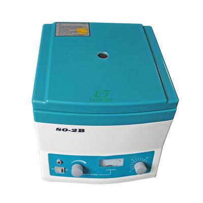 China Rotor Imbalance Protection Device 80-2B Low Speed ​​Blood Plasma Urine Serum Vacuum Centrifuge for sale