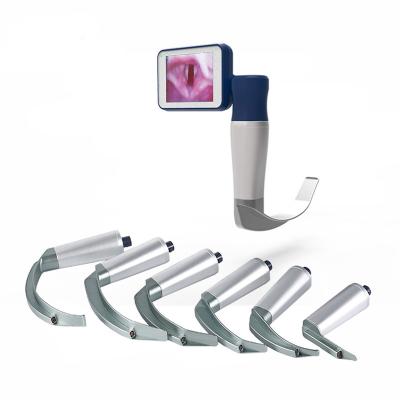 China Cheap Price Anesthesia Intubation LTEV01 Flexible Fiber Optic Anesthesia Intubation Laryngoscope Set Rechargeable Handle Reusable Blade for sale