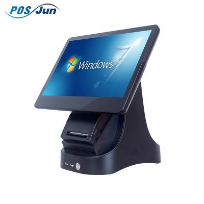 China Cheap OEM Electronic Cashier Register Desk Machine 15.6 Inch All In One PC TV Barebone Computer 32G/64G/128G for sale