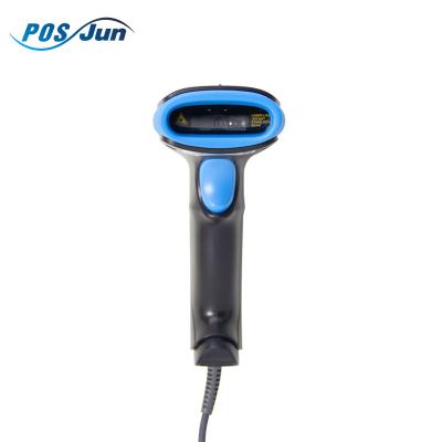 China Cheap China Manufacture Commercial Handheld 1D Barcode Scanner with RS232 and USB Interface for sale