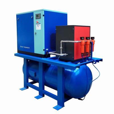 China Factory Price 0.6 Ingersoll Rand Freezer Lubricated Compressor With Compressed Air Storage Tank for sale