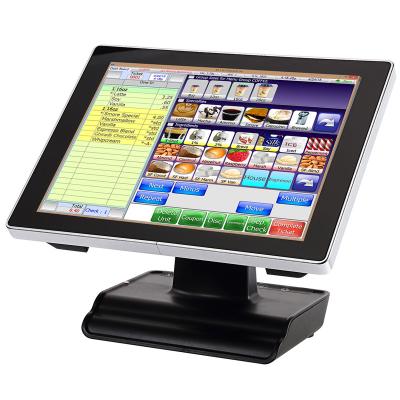 China Cashier Register POS System Touch Screen 15inch China Retail Touch Screen POS System For Restaurant POS156 for sale