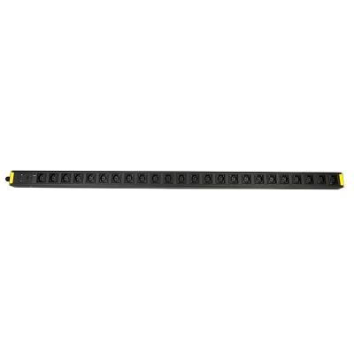 China Computer Room IEC C13 PDU 24 Outlets Anti Pull-Out 1.5U Plug Spare PDU With 32A Industrial Plug for sale