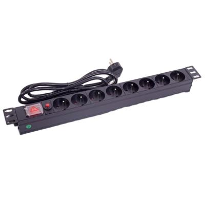 China PC Module UL94V-0 Distribution Unit PDU Outlet Switch Unflammable Safe Protect PDU Overload Protection Power Outlet for sale